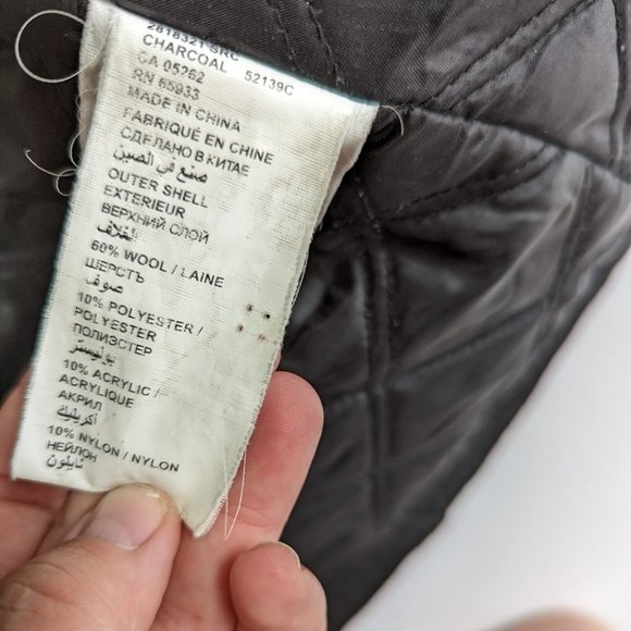 Roots Black Pea Coat - Picture 6 of 6